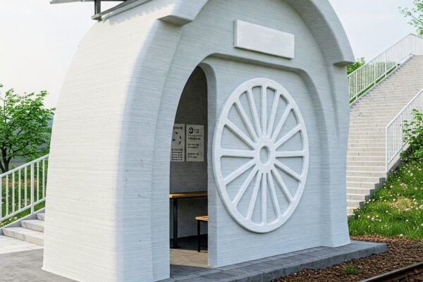 World’s First 3D Printed Railway Station In Japan World's First 3D Printed Railway Station In Japan Tech Is The Culture
